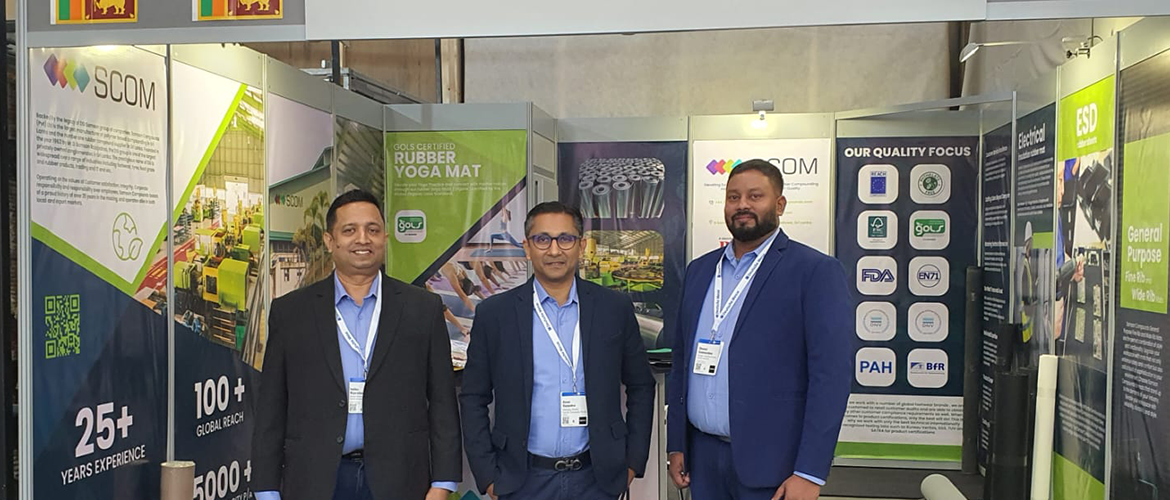 DSI Samson Group Managing Director Mr. Kasun Rajapaksha, International Marketing Manager Mr. Shamal Gunewardena, and Manager - Manufacturing and R&D Mr. Indika Wijerathne